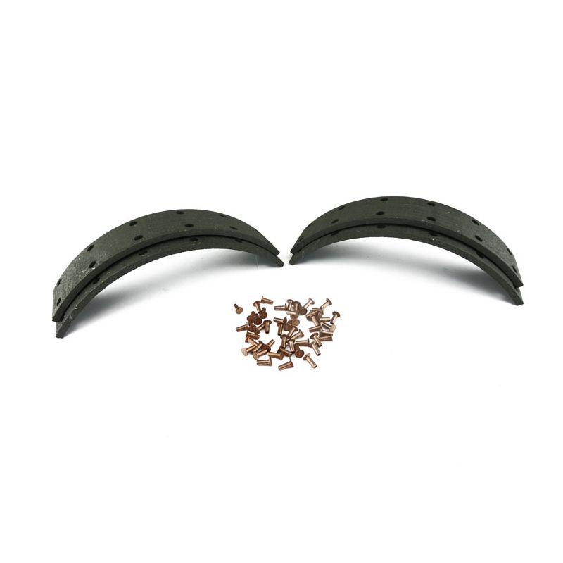 BRAKE LININGS (12 RIVETS):  XK120, XK140