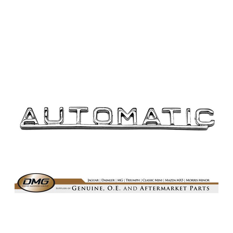 AUTOMATIC MOTIF:  MK2, E-TYPE, S-TYPE, XJ