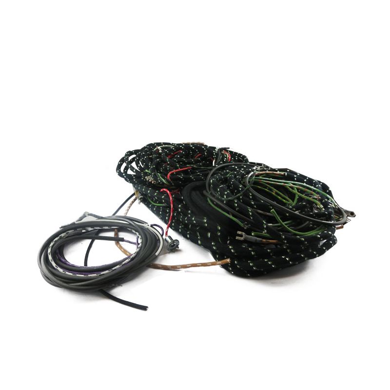 WIRING HARNESS SET WITH ALTERNATOR:  XK120 LHD LATE