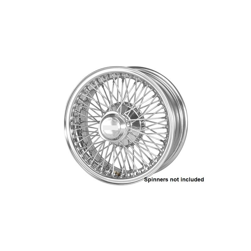 WIRE WHEEL (CHROME) 15":  E-TYPE V12