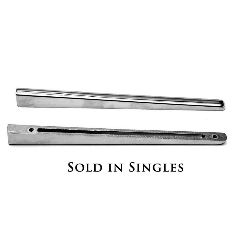 NUMBER PLATE SIDE MOULDING:  XK150 LATE