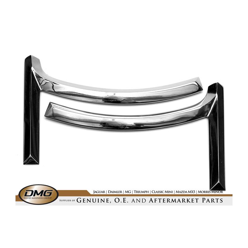 NUMBER PLATE MOULDING (PAIR):  MK5