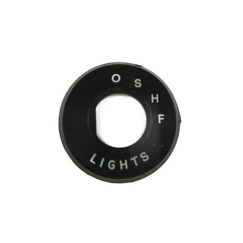 HEADLAMP SWITCH ESCUTCHEON:  MK2, V8, S-TYPE