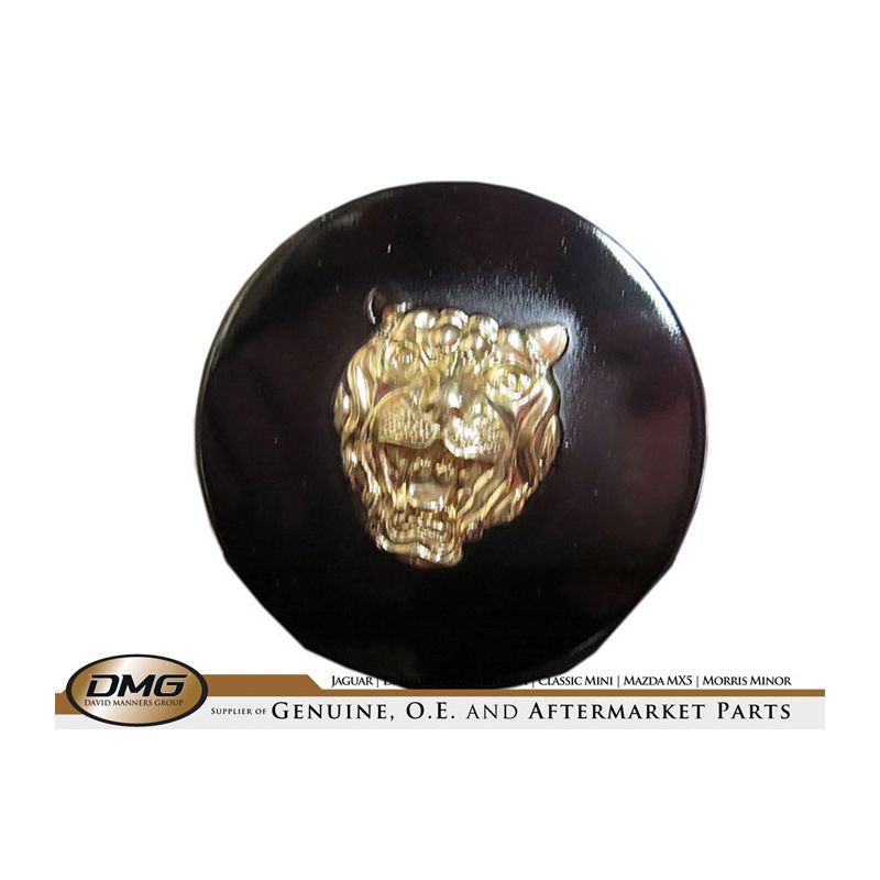HUB CAP BADGE  (JAGUAR):  MK2, E-TYPE, D420, XJ
