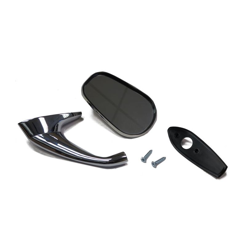 LH DOOR MIRROR:  E-TYPE, XJ6 COUPE, XJ S2
