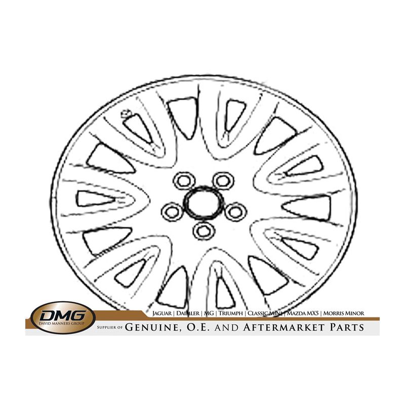 ROAD WHEEL 8J X 18" (LUXURY):  X350