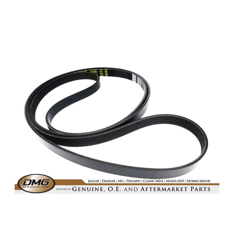 DRIVE BELT:  V6 PETROL, S-TYPE, X350, XF, XJ