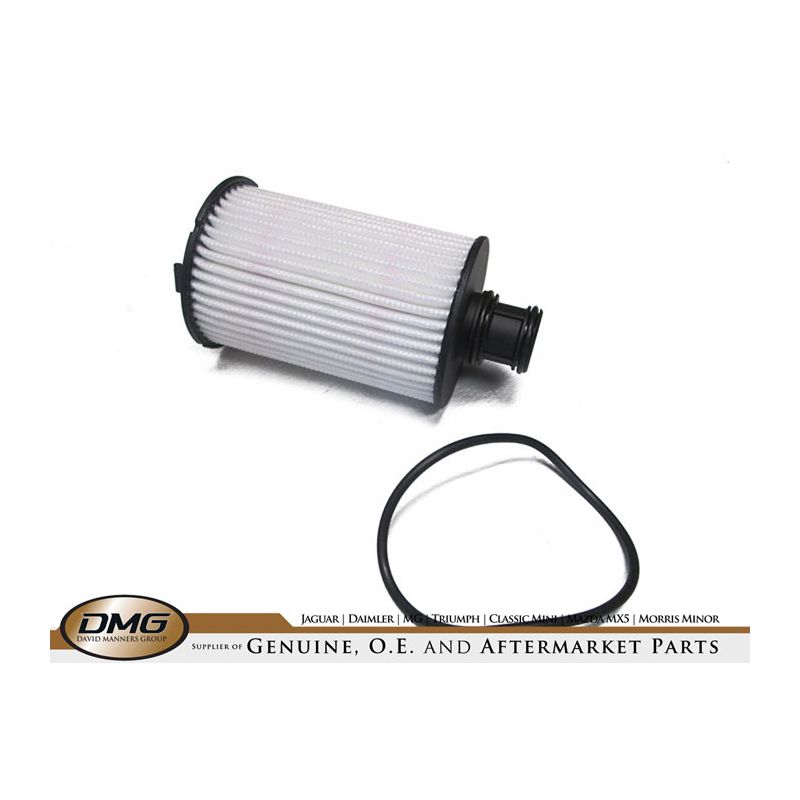 OIL FILTER ELEMENT:  NEW XK, XF, NEW XJ 5.0