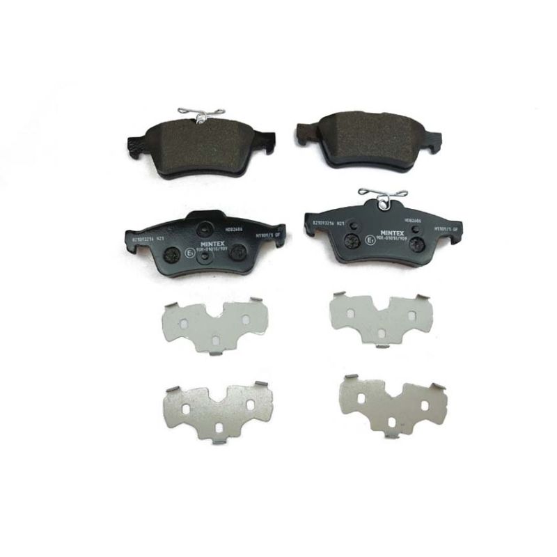 REAR BRAKE PAD SET (MINTEX):  X351, XF, XK