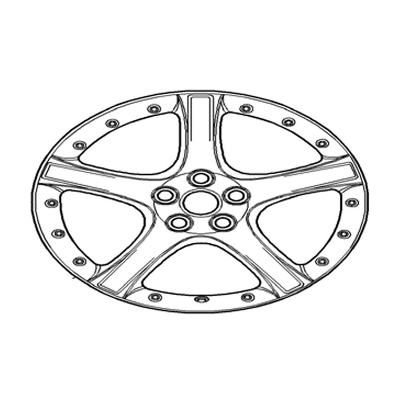 ALLOY ROAD WHEEL   18" x 7.5J PROTEUS:  X-TYPE