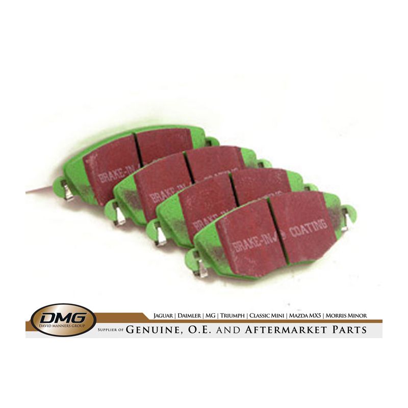 FRONT BRAKE PAD SET (GREENSTUFF):  X-TYPE