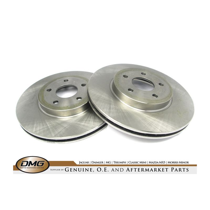 FRONT BRAKE DISCS (PAIR):  X-TYPE