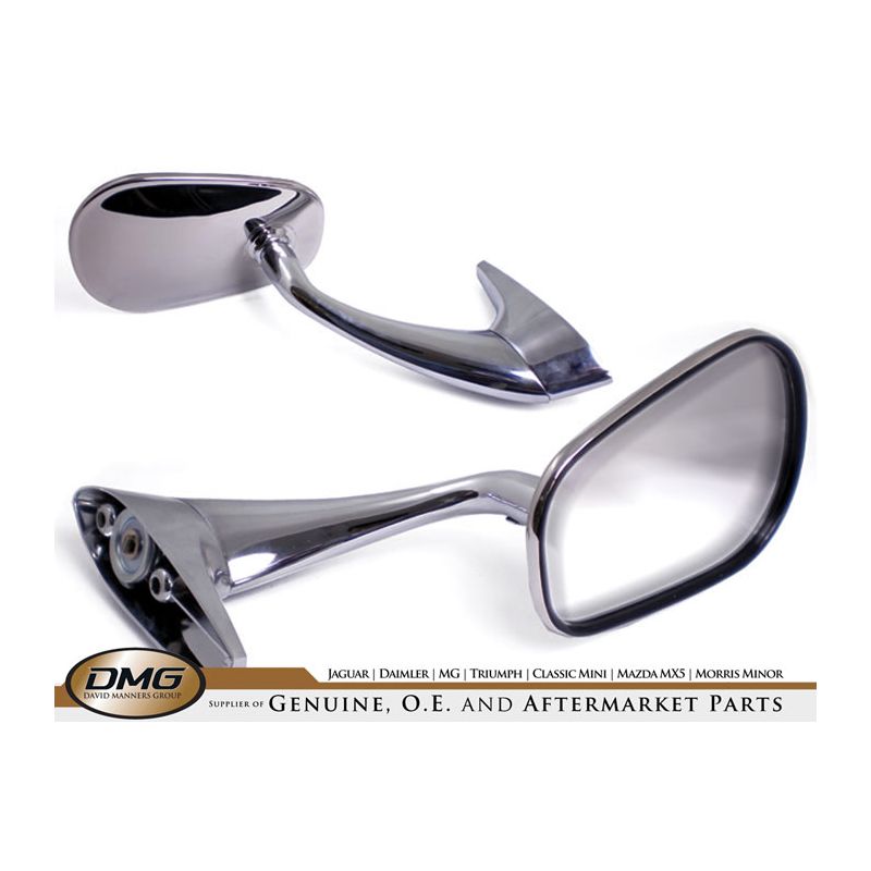 RH DOOR MIRROR:  E-TYPE, XJ6 COUPE