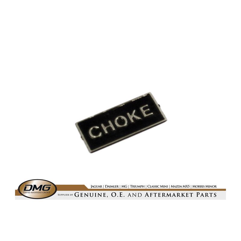 CHOKE KNOB DECAL:  E-TYPE S2 S3