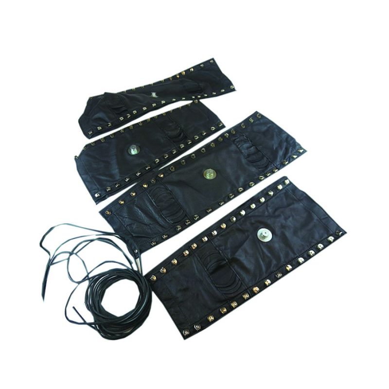 REAR SPRING GAITERS SET:  XK120, XK140