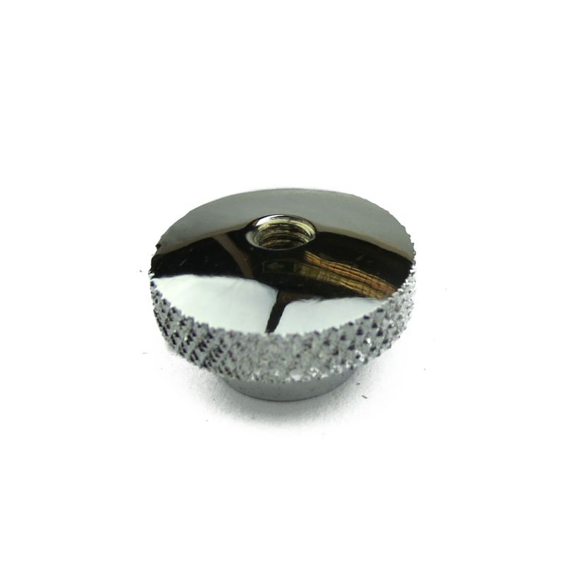 CHROME FUSEBOX COVER KNOB:  MK2, V8, XK140, XK150