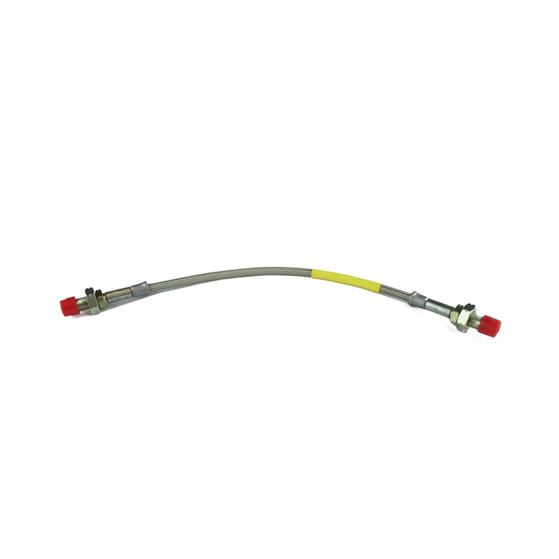 BRAIDED REAR BRAKE HOSE (S/STEEL):  XJ S2 S3