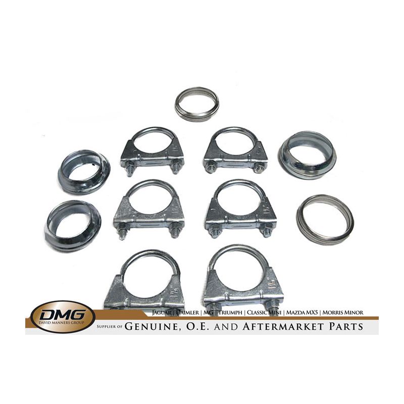 BASIC EXHAUST FITTING KIT:  XJ6 S1 S2