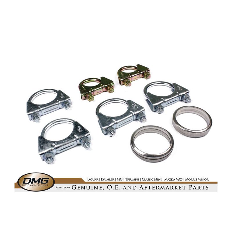 BASIC EXHAUST FITTING KIT:  V8