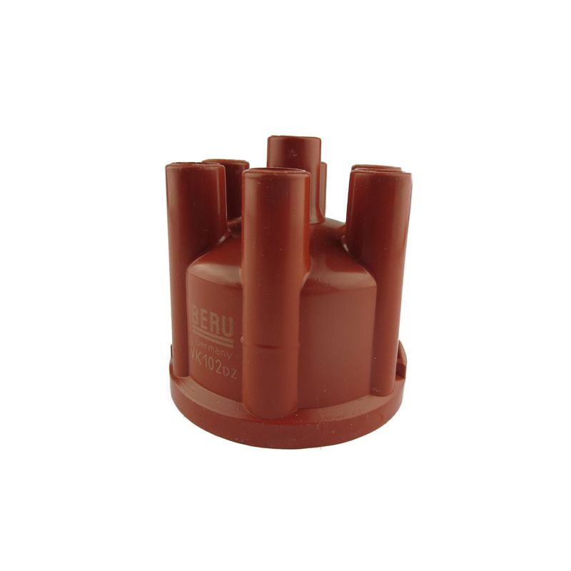 123 IGNITION DISTRIBUTOR CAP (RED):  6 CYL ENGINE