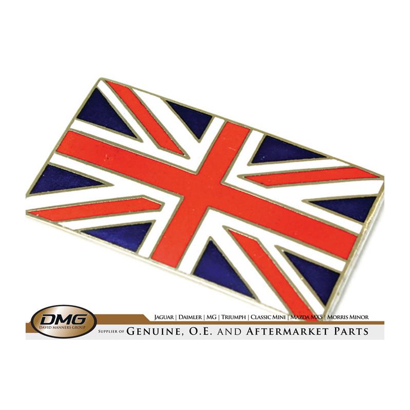 UNION JACK PLAQUE (ADHESIVE):  ALL MODELS