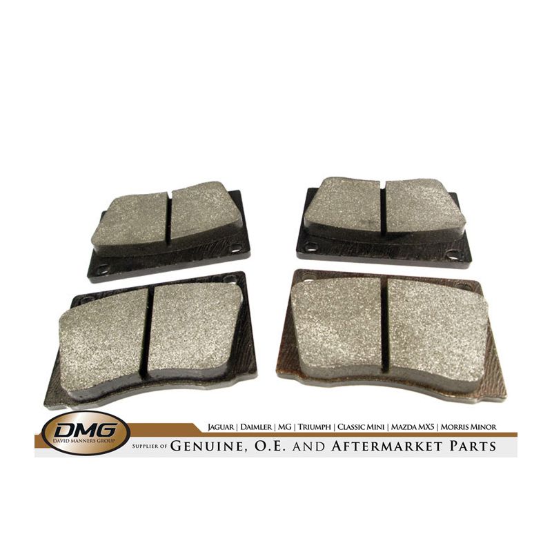 FRONT BRAKE PAD SET:  E-TYPE S2 S3, XJ S1 S2