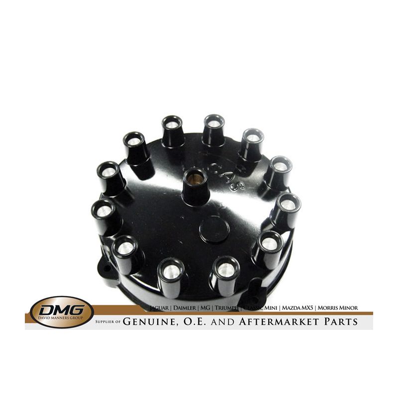DISTRIBUTOR CAP (E):  V12 ENGINE
