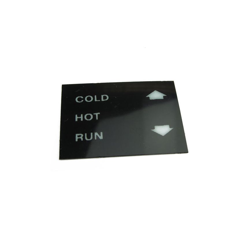 CHOKE INDICATOR DECAL:  E-TYPE V12