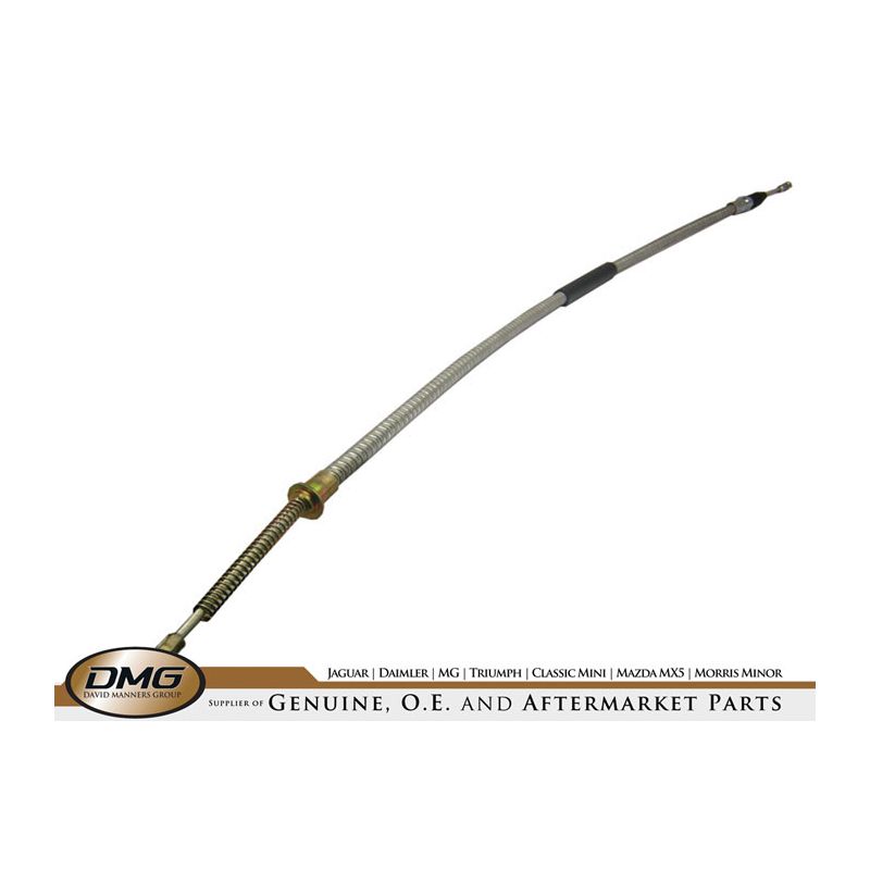 RH REAR HANDBRAKE CABLE:  X300, XJ8, XK8, XJ40