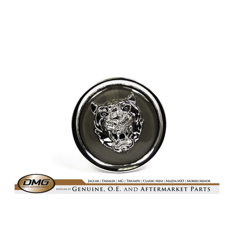 ROAD WHEEL BADGE (GREY)  JAGUAR