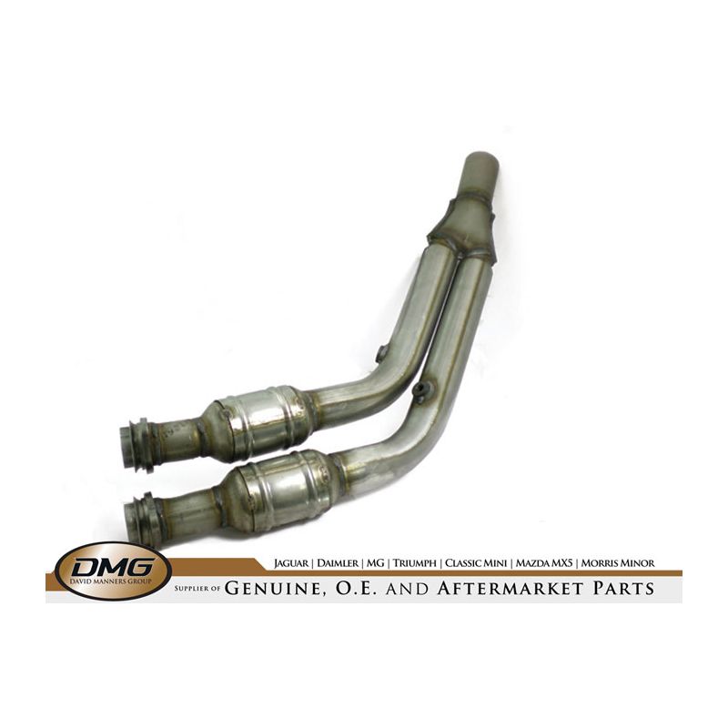 EXHAUST DOWNPIPE & CATALYST:  X300 CUP FIT