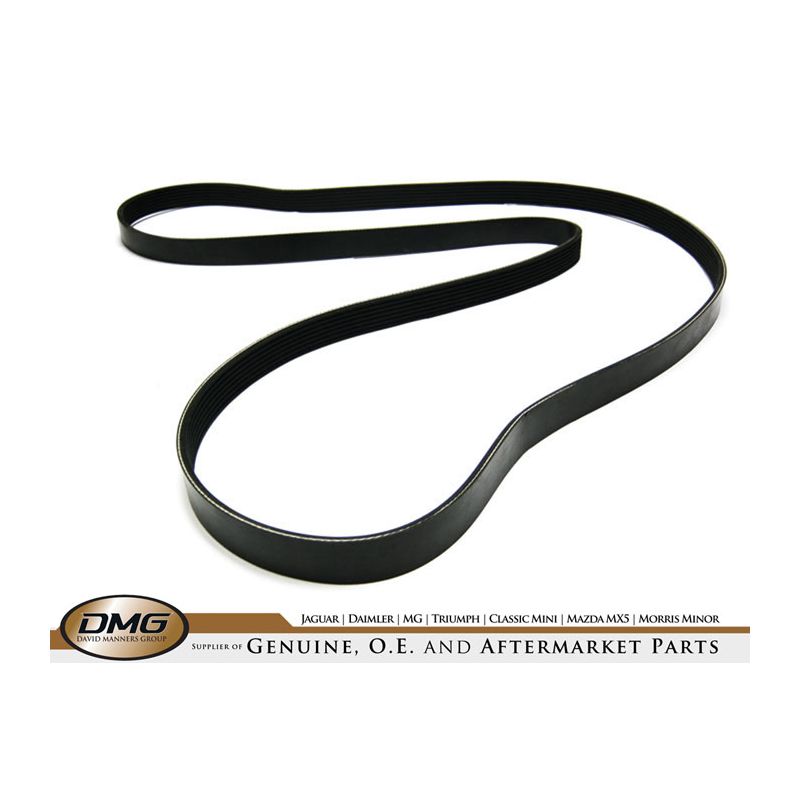 DRIVE BELT (ROULUNDS):  XJ8 NO S/C PLAS PULL
