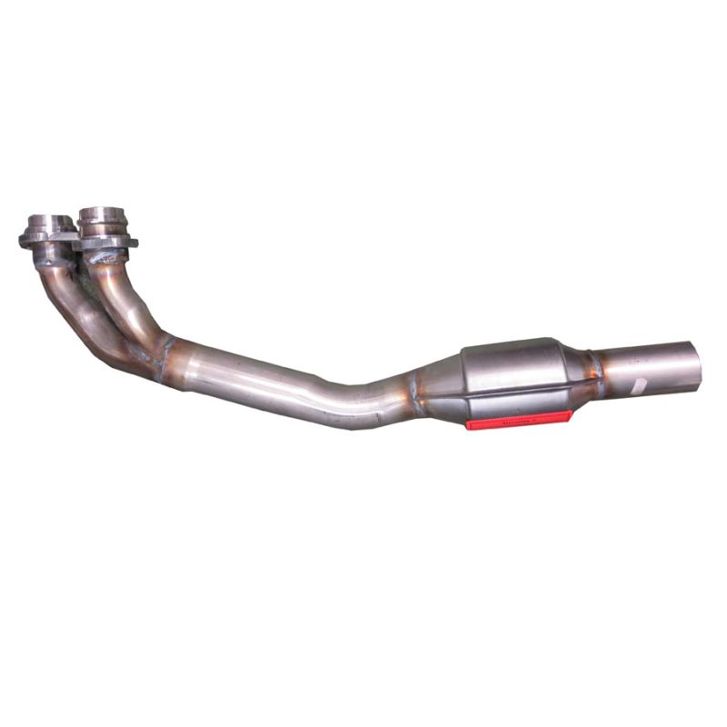 LH EXHAUST DOWNPIPE & CATALYST:  XJS 6.0