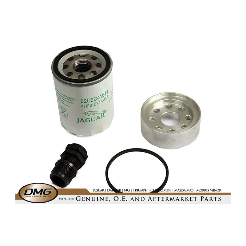 OIL FILTER CONVERSION KIT:  V8, S TYPE, 420, 420G, MK2