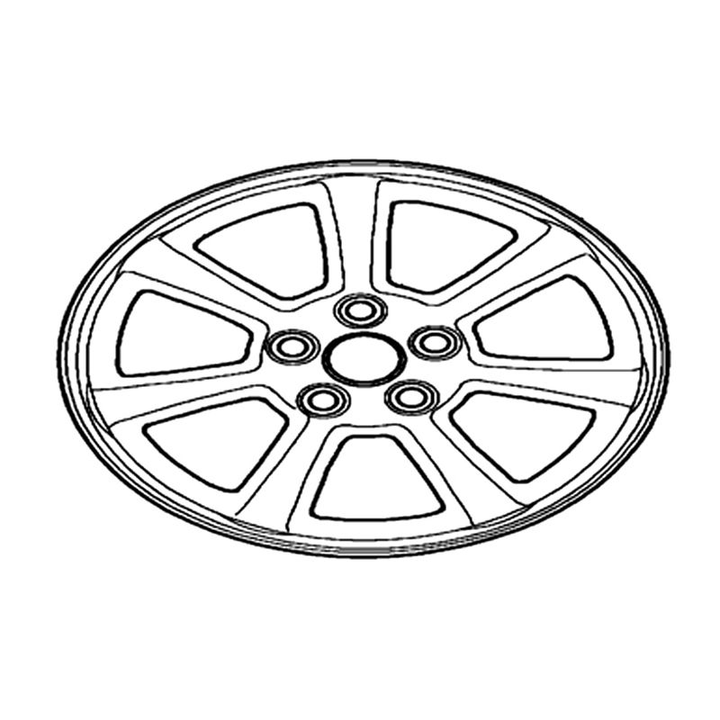 ALLOY ROAD WHEEL 16" x 6.5J (TOBAGO):  X-TYPE