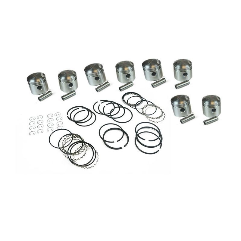 PISTON SET +40:  V8, DART