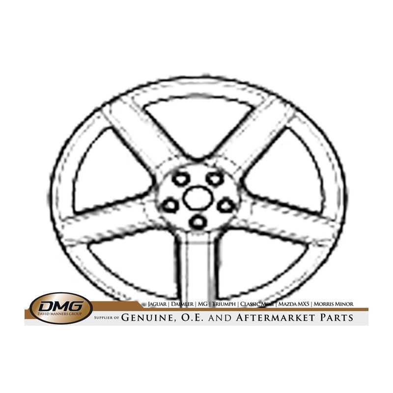 ROAD WHEEL 9J X 20" (CALLISTO):  X350