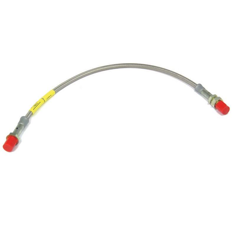 BRAIDED BRAKE HOSE (S/STEEL):  XK150, E-TYPE S1 S2