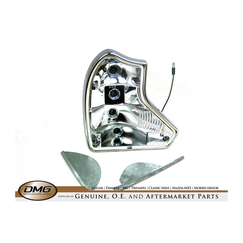 LH REAR LAMP BACKING:  XJ S3