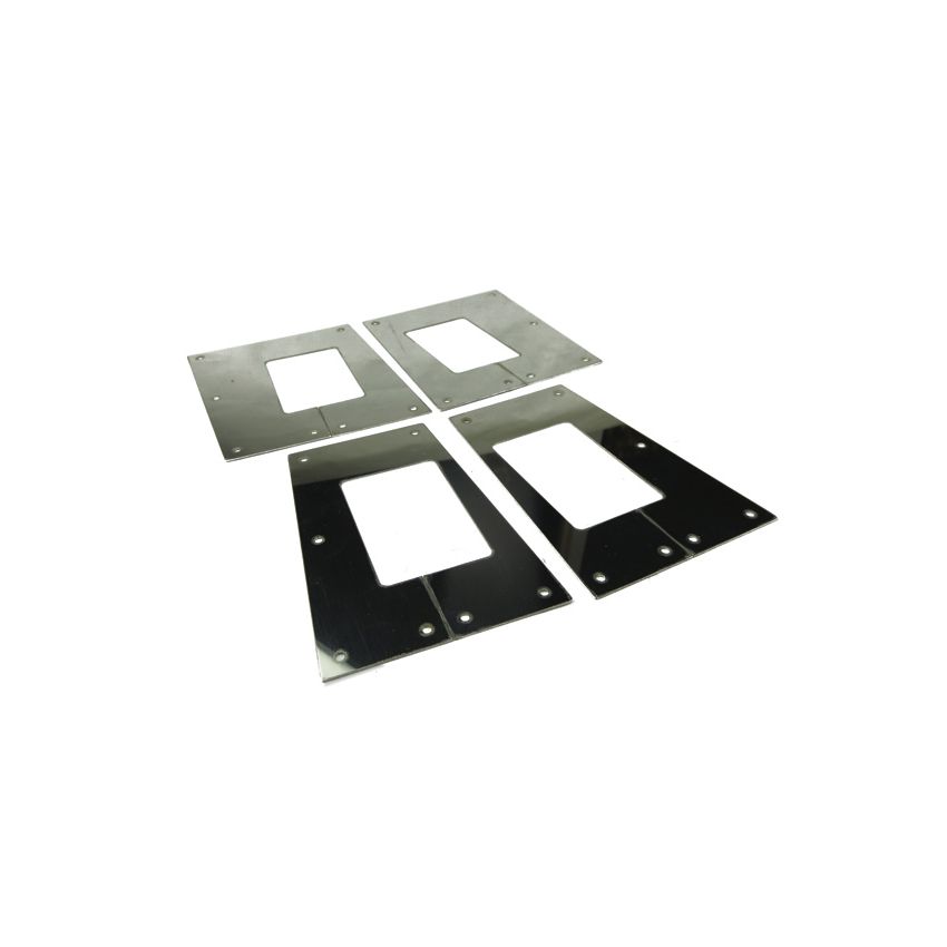 DOOR HINGE PLATE SET S/STEEL  DAIMLER DART - 26266