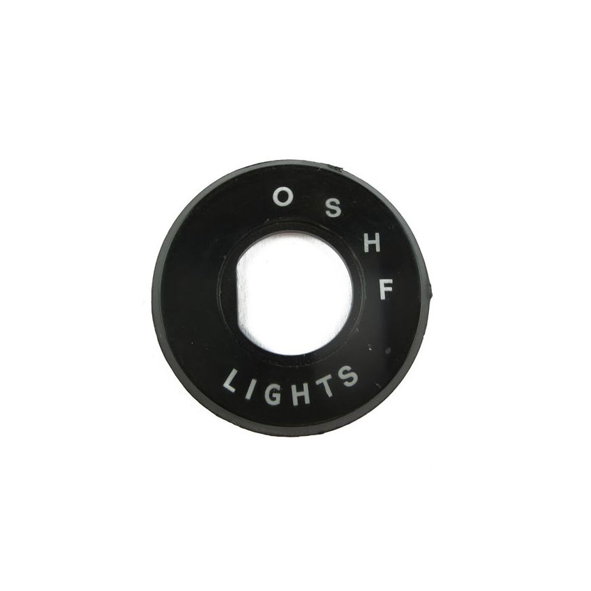 HEADLAMP SWITCH ESCUTCHEON:  MK2, V8, S-TYPE