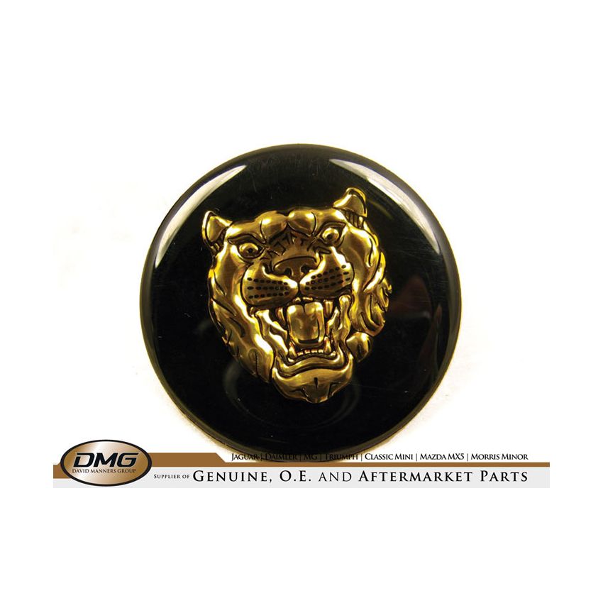 HUB CAP BADGE  (JAGUAR):  XJ40, XJS