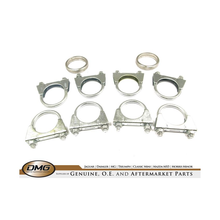 BASIC EXHAUST FITTING KIT  JAGUAR MK10, 420G, DAIMLER DS420 - EFK3/1