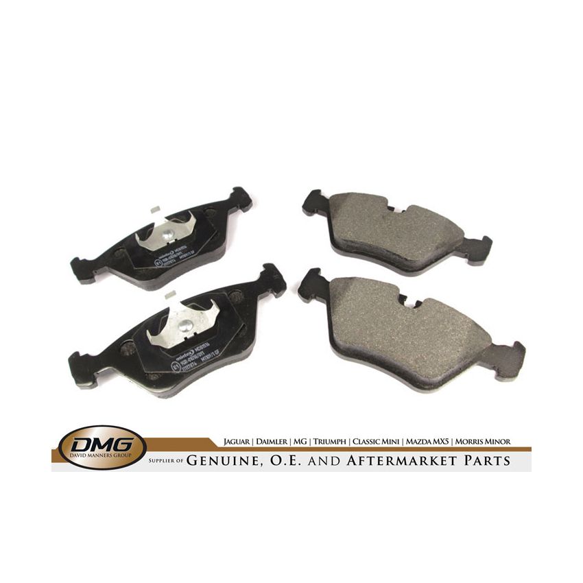 FRONT BRAKE PAD SET:  XJ40 90>, X300, XJ-XK8