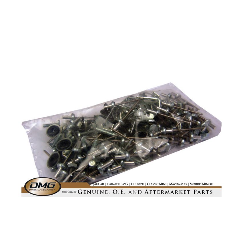 MOULDING CLIP SET  JAGUAR MK2, V8 - MLD001K