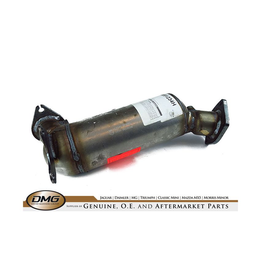 LH EXHAUST DOWNPIPE & CATALYST:  XK8, XJ8 3.2/4.0