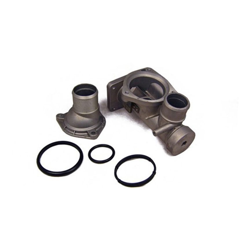 Upgraded Alloy Thermostat Housing Jaguar XJ8 (X308) / XK8 (X100) AJ82217 AJ86484