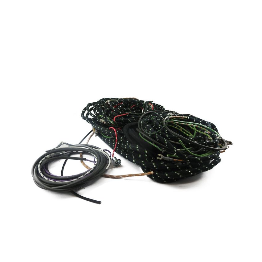 WIRING HARNESS SET WITH ALTERNATOR:  XK120 LHD LATE
