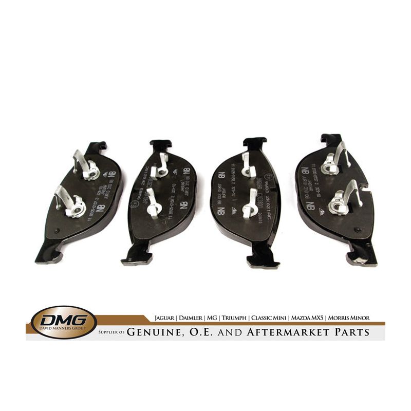 FRONT BRAKE PAD SET:  XF, XK, XJ 5.0L S/CH