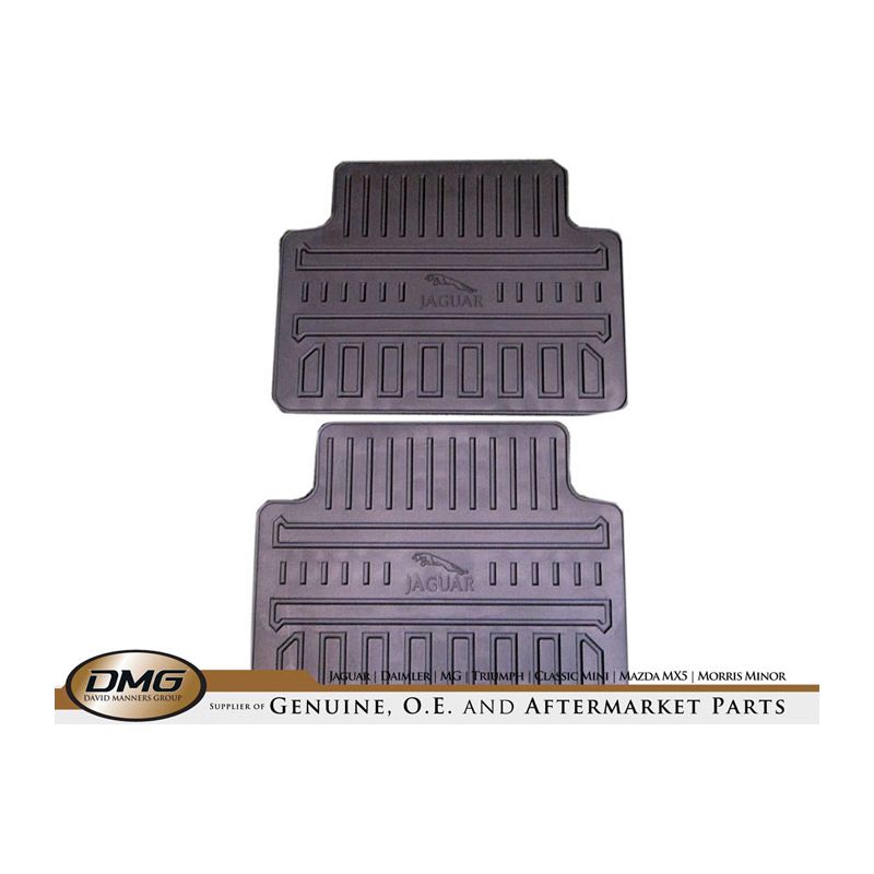 REAR RUBBER FLOOR MATS:  XF >S61361